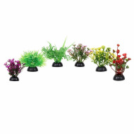 Aquarium Artificial Mini Plant 6 in 1 Pack