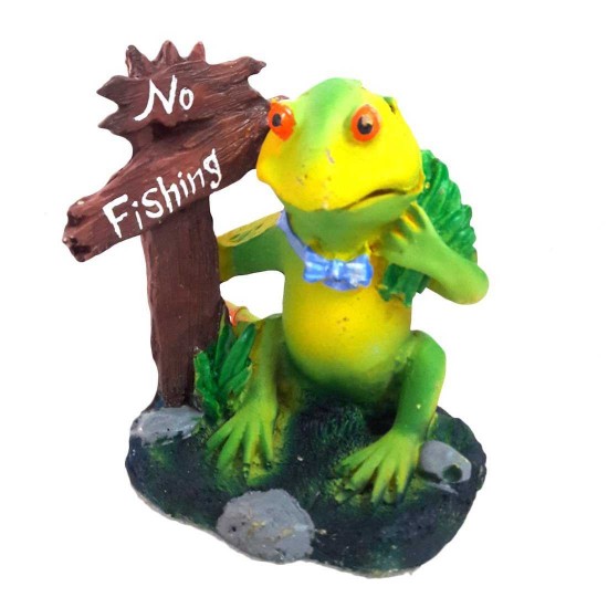 Aquarium Frog Toy with Air Bubble Arrangement