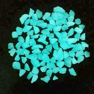 Glow in The Dark -Decorative Pebble Stone for Decoration, Aquariums, Kids Craft, Garden Decoration. 50+ Pieces 