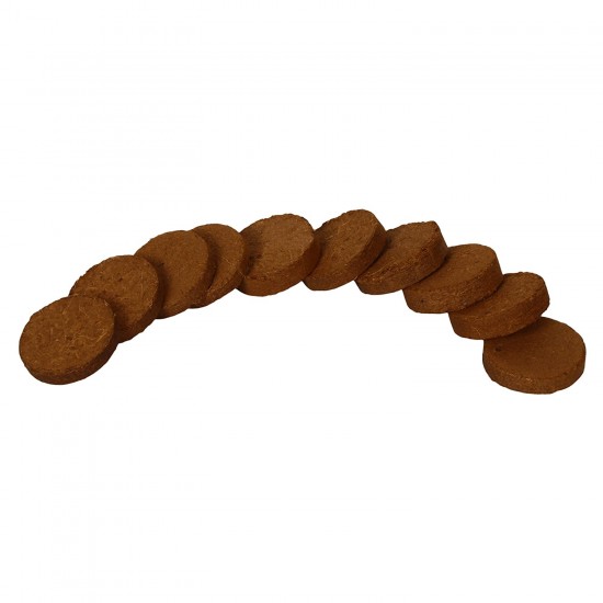 DIY Coco-peat Soil coin with woven fabric for Seeds Germination DIY Coco-peat Soil coin with woven fabric for Seeds Germination