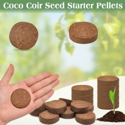 Cocopeat/Agropeat Coins ( 01 Pcs.) Use for Fast Germination of Your Flower Seeds and Vegetable Seeds. Cocopeat/Agropeat Coins ( 01 Pcs.) Use for Fast Germination of Your Flower Seeds and Vegetable Seeds.