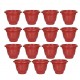 Garden Plastic Pot 10 Inch (6 Pcs Set) for Indoor or Outdoor use | Plastic Pot UV treated,100% virgin plastic, light weight, Durable and long lasting.