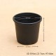Nursery Grower Black Plastic Pot 4 Inch (6 Pcs. Set) | Durable and Long-Lasting Gardening Pots for Indoor or Outdoor Use | Perfect for Your Home Garden