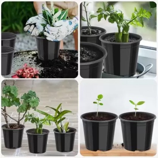 Nursery Grower Pot 5 Inch (6 Pcs. Set) | Durable for Indoor or Outdoor Use | Perfect for Your Home Garden. Nursery Grower Pot 5 Inch (6 Pcs. Set) | Durable for Indoor or Outdoor Use | Perfect for Your Home Garden.